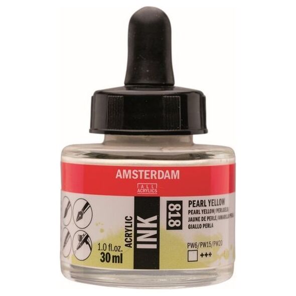 Artequipment AMSTERDAM ACRYLIC INK 30 ml - PEARL YELLOW uniw