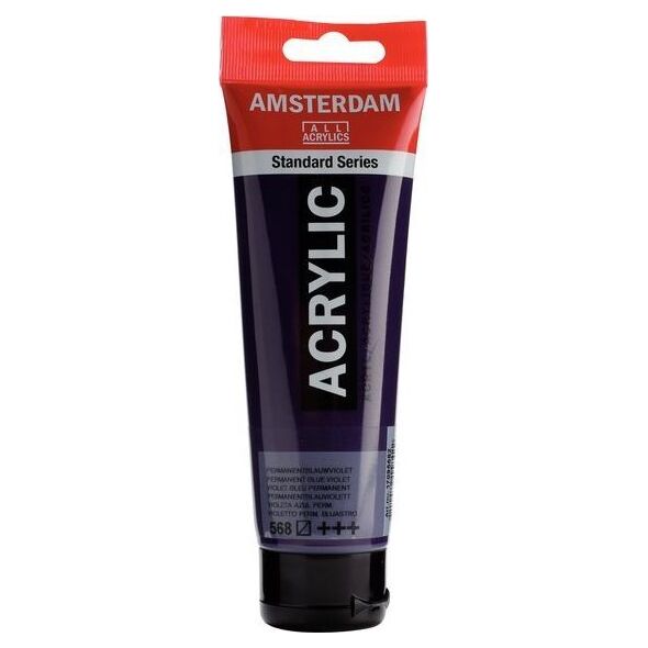 Artequipment Farba akrylowa TALENS AMSTERDAM 120ml 568 - PERMANENT BLUE VIOLET uniw