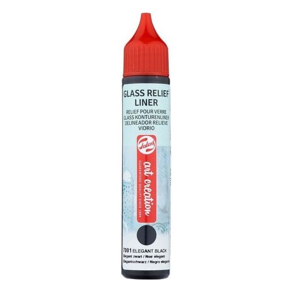 Artequipment TALENS GLASS LINER 28ml. ELEGANT BLACK - KONTURÓWKA uniw