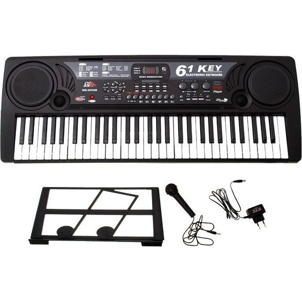 Jokomisiada Duże Organy Keyboard MQ-809 USB MIKROFON IN0029 (IN0029) - 158200