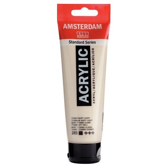 Artequipment Farba akrylowa TALENS AMSTERDAM 120ml 289 - TITANIUM BUFF LIGHT uniw