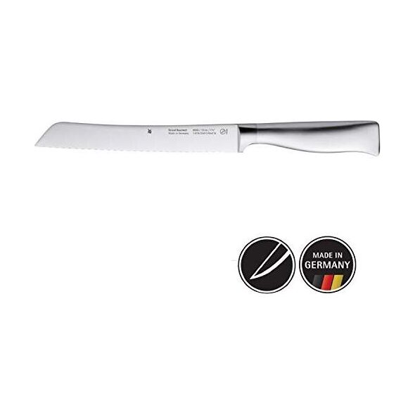 WMF Nóż do chleba WMF Grand Gourmet ząbkowany 32 cm, specjalna stal ostrza, wyprodukowany w Niemczech, kuty nóż, cięcie wydajności, ostrze 19 cm