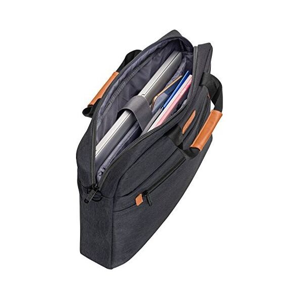 Torba Pedea Torba na laptopa PEDEA Torba Elegance Pro na notebook 15,6 cala (39,6 cm) Torba na ramię z paskiem na ramię i przegrodą na tablet do 27,96 cm (11 cali), szara
