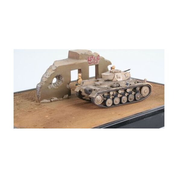 Revell Revell Model Kit Panzer 1:76 - PzKpfw II Ausf.F w skali 1:76, poziom 4, wierna replika z wieloma detalami, 03229