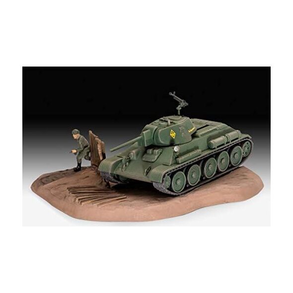 Revell Revell REV-03294 T-34/76 model 1940, model czołgu 1:76, zabawki 8,1 cm, nielakierowane