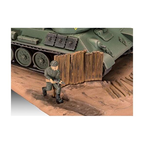 Revell Revell REV-03294 T-34/76 model 1940, model czołgu 1:76, zabawki 8,1 cm, nielakierowane