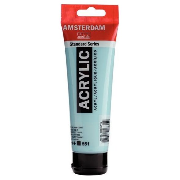 Artequipment Farba akrylowa TALENS AMSTERDAM 120ml 551 - SKY BLUE LIGHT uniw