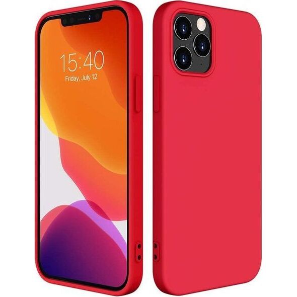 ETUI SILICONE CASE IPHONE 12 PRO MAX CZERWONY  standard