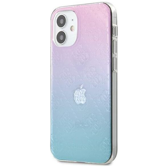 Guess Guess GUHCP12S3D4GGBP iPhone 12 mini 5,4 niebiesko-różowy/blue&pink hardcase 4G 3D Pattern Collection