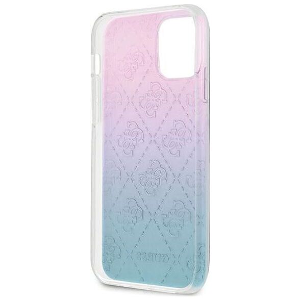 Guess Guess GUHCP12S3D4GGBP iPhone 12 mini 5,4 niebiesko-różowy/blue&pink hardcase 4G 3D Pattern Collection