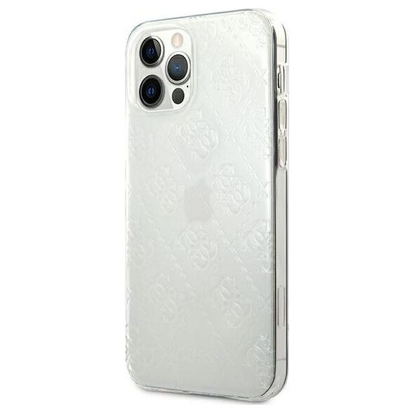Guess Guess GUHCP12L3D4GTR iPhone 12 Pro Max 6,7 transparent hardcase 4G 3D Pattern Collection