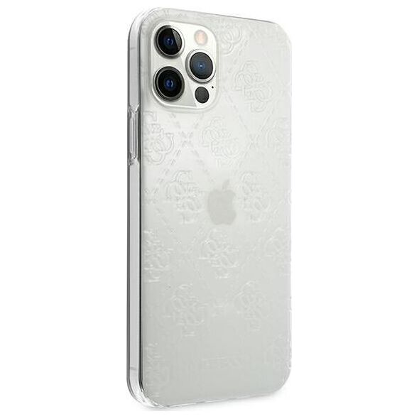 Guess Guess GUHCP12L3D4GTR iPhone 12 Pro Max 6,7 transparent hardcase 4G 3D Pattern Collection