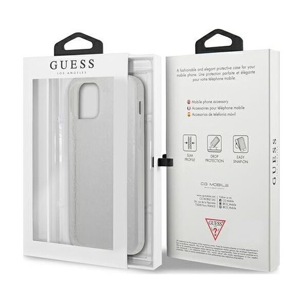 Guess Guess GUHCP12L3D4GTR iPhone 12 Pro Max 6,7 transparent hardcase 4G 3D Pattern Collection