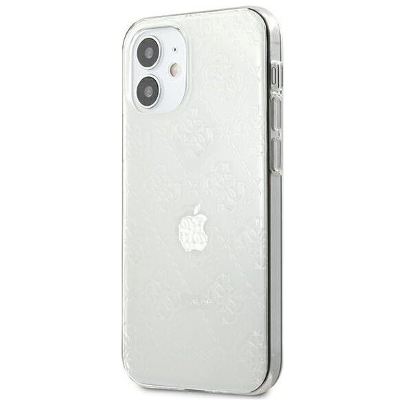 Guess Guess GUHCP12S3D4GTR iPhone 12 mini 5,4 transparent hardcase 4G 3D Pattern Collection
