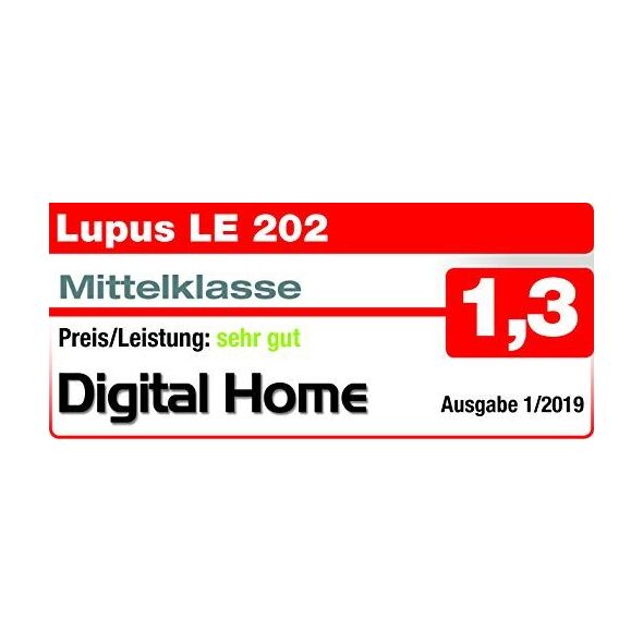 Kamera IP Lupus Electronics Lupus - Kamera IP LE202 3MP WLAN do zastosowań zewnętrznych, gniazdo SD, 100 , noktowizor, wykrywanie ruchu, aplikacja iOS i Android, można ją zintegrować z systemem alarmowym inteligentnego domu LUPUSEC