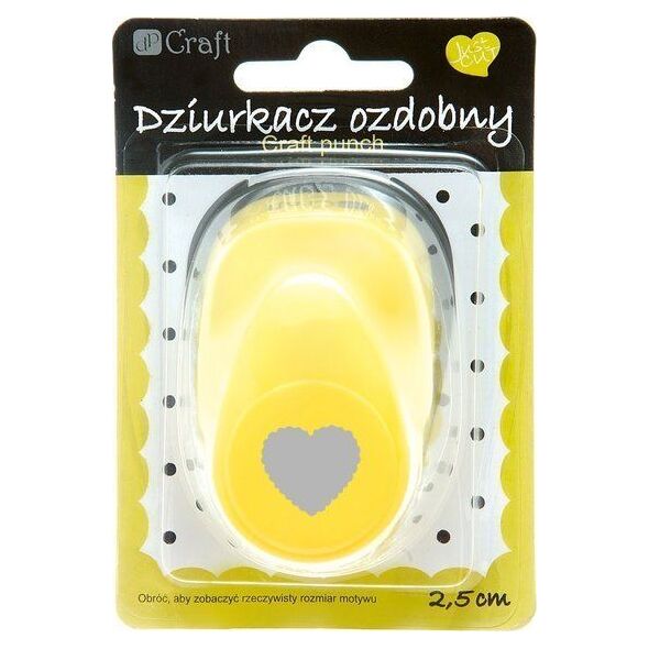Artequipment Dziurkacz ozdobny 2.5 cm serce
