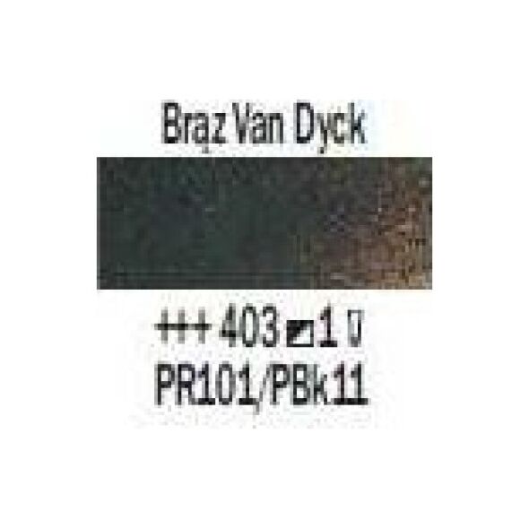 Artequipment TALENS REMBRANDT 40ML 403 - VANDYKE BROWN - farba olejna uniw