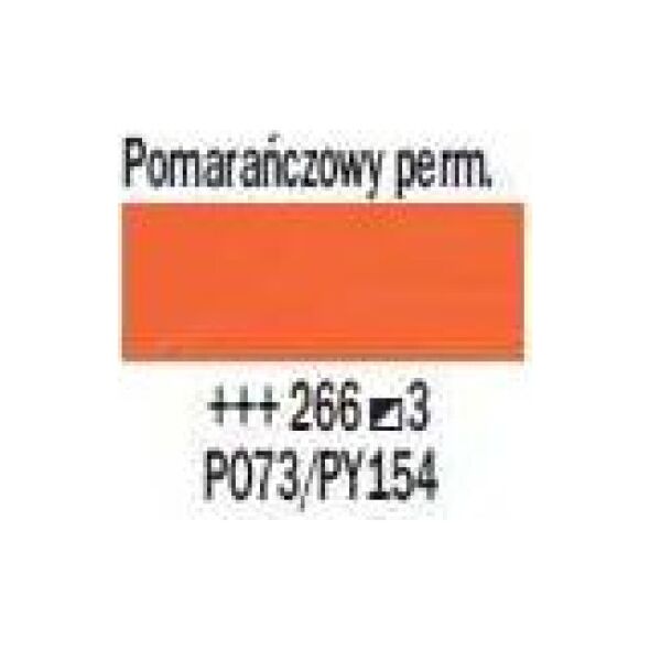 Artequipment TALENS REMBRANDT 40ML 266 - PERMANENT ORANGE - farba olejna uniw