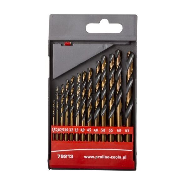 Wiertło Pro-Line WIERTŁA DO MET.HSS DIN338 SZLIF.KR.SZT.13(1.5-6.5MM) PROLINE
