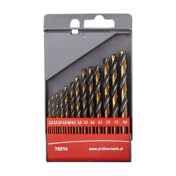 Wiertło Pro-Line WIERTŁA DO METALU HSS DIN338 SZLIF.KR.SZT.13(2-8MM) PROLINE