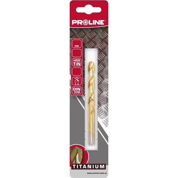 Wiertło Pro-Line WIERTŁO DO MET HSS TIN DIN338 SZLF.4.2MM SZT.2 BLIST PROLINE