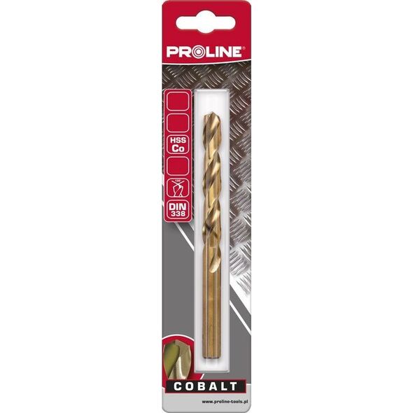 Wiertło Pro-Line WIERTŁO DO MET HSS-CO DIN338 SZLIF.9.5MM SZT.1 BLIST PROLINE