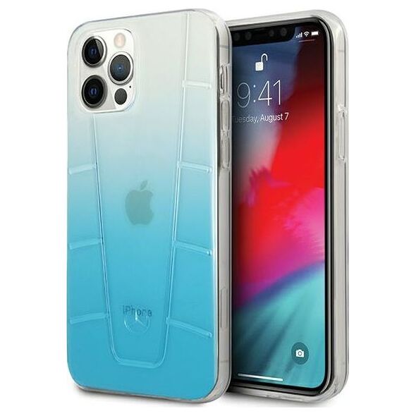 Mercedes Mercedes MEHCP12MCLGBL iPhone 12/12 Pro 6,1" niebieski/blue hardcase Transparent Line