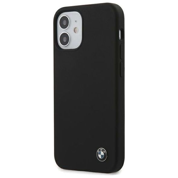 BMW Etui BMW BMHCP12SSILBK iPhone 12 mini 5,4" czarny/black hardcase Silicone Signature