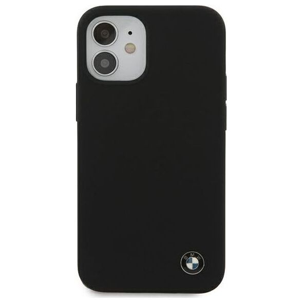 BMW Etui BMW BMHCP12SSILBK iPhone 12 mini 5,4" czarny/black hardcase Silicone Signature