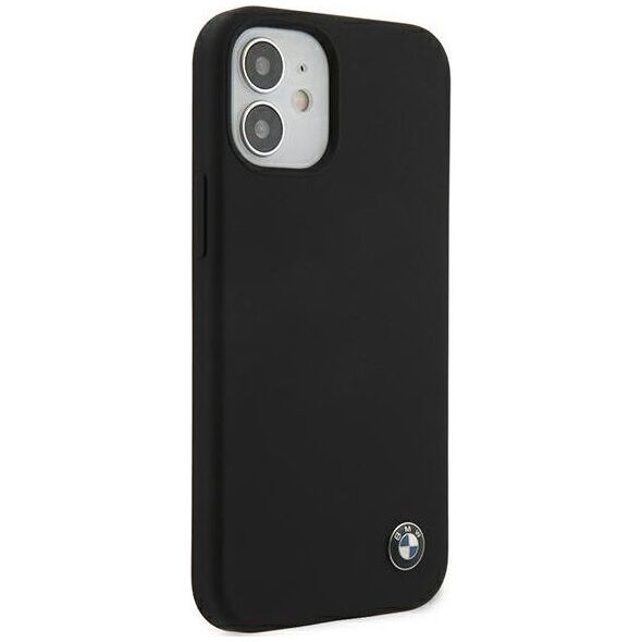BMW Etui BMW BMHCP12SSILBK iPhone 12 mini 5,4" czarny/black hardcase Silicone Signature