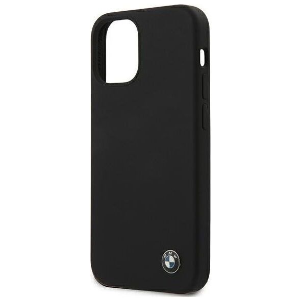 BMW Etui BMW BMHCP12SSILBK iPhone 12 mini 5,4" czarny/black hardcase Silicone Signature