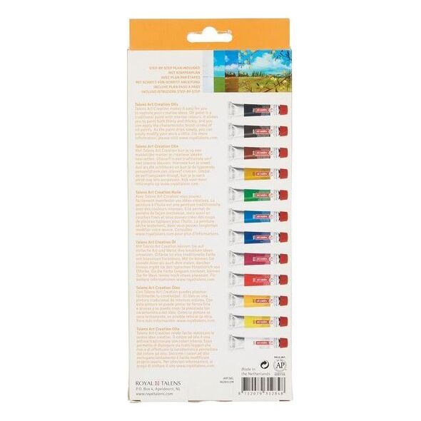 Artequipment TALENS Art Creation Farby olejne 12 x 12 ml uniw