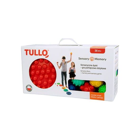 Tullo Memory sensoryczne dyski gra pamięciowo dotykowa 3+ Tullo
