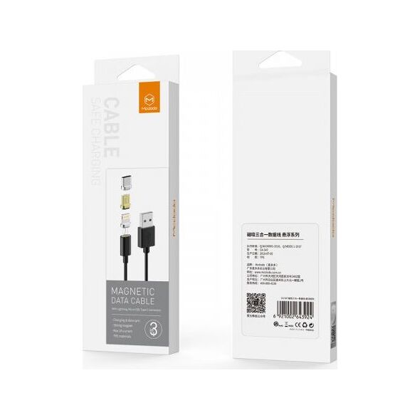 Kabel USB Mcdodo USB-A - 1.5 m Czarny (74220)