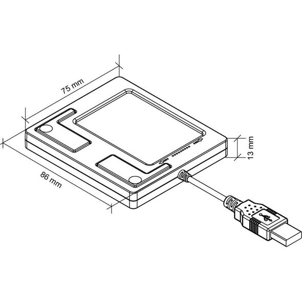 Mysz Perixx PERIPAD-501 II (11284)