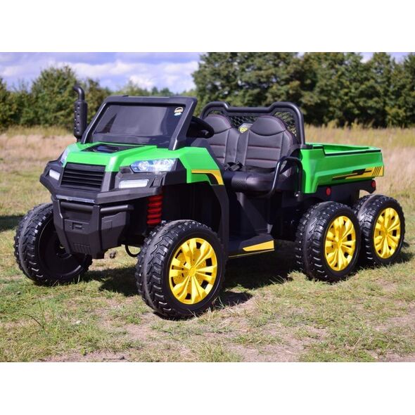 Super Toys BUGGY 6 KOŁOWY DLA 2 DZIECI, WYWROTKA, MIĘKKIE KOŁA, MIEKKIE SIEDZENIE, NAJMOCNIEJSZA WERSJA/A730-2 uniwersalny