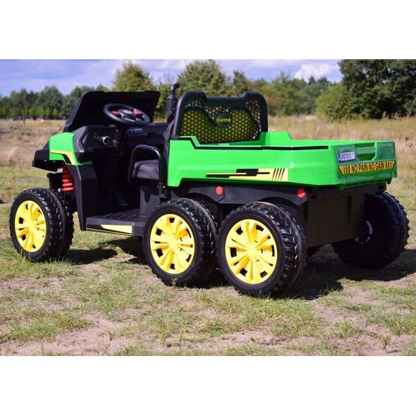 Super Toys BUGGY 6 KOŁOWY DLA 2 DZIECI, WYWROTKA, MIĘKKIE KOŁA, MIEKKIE SIEDZENIE, NAJMOCNIEJSZA WERSJA/A730-2 uniwersalny