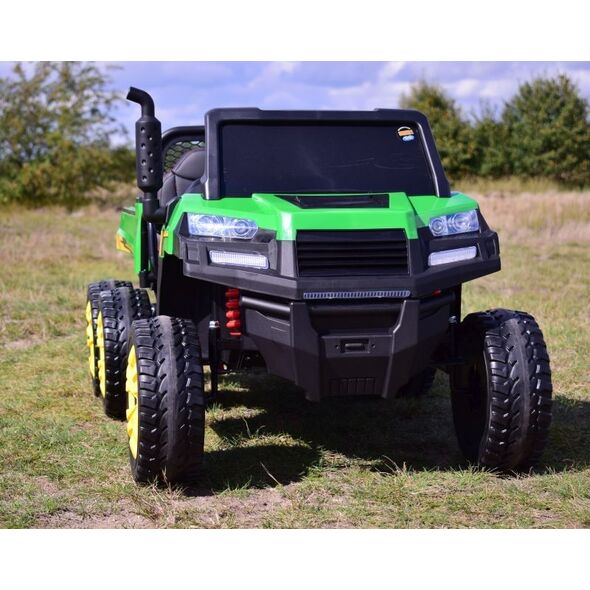 Super Toys BUGGY 6 KOŁOWY DLA 2 DZIECI, WYWROTKA, MIĘKKIE KOŁA, MIEKKIE SIEDZENIE, NAJMOCNIEJSZA WERSJA/A730-2 uniwersalny