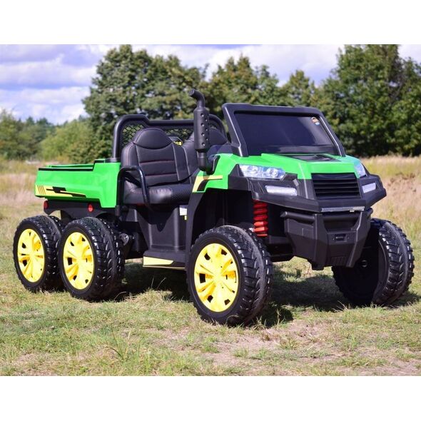 Super Toys BUGGY 6 KOŁOWY DLA 2 DZIECI, WYWROTKA, MIĘKKIE KOŁA, MIEKKIE SIEDZENIE, NAJMOCNIEJSZA WERSJA/A730-2 uniwersalny