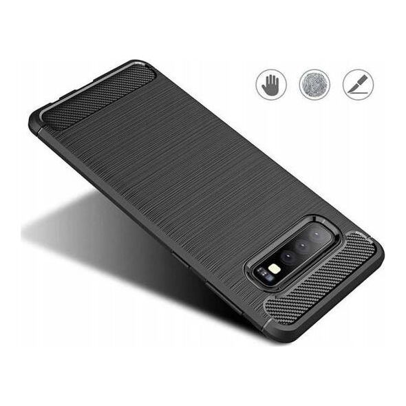 CASE ETUI CARBON LUX CZARNY IPHONE 12 PRO MAX 6,7" standard