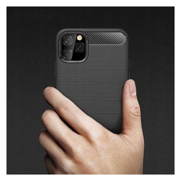 CASE ETUI CARBON LUX CZARNY IPHONE 12 PRO MAX 6,7" standard