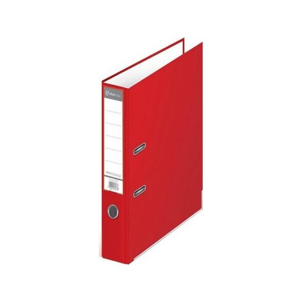 Segregator Interdruk 2-ringowy A4 75mm czerwony (394100)