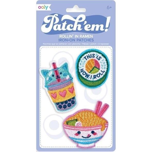 Kolorowe Baloniki Naprasowanki Patch Em - Azjatyckie Przysmaki