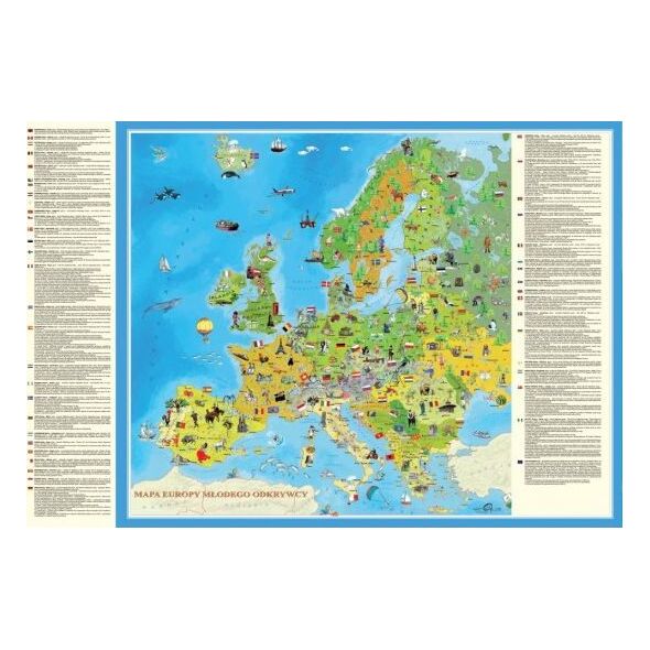 Artglob Puzzle 200 - Europa Młodego Odkrywcy