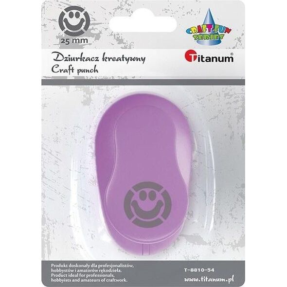 Titanum Dziurkacz z motywem Buźka 25mm