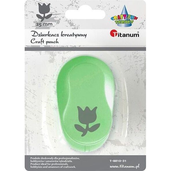 Titanum Dziurkacz z motywem Tulipan 25mm