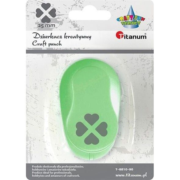 Titanum Dziurkacz z motywem Serca 25mm