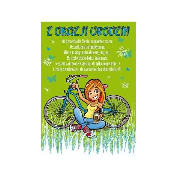 Stamp Karnet Young B6 + koperta wzór nr 21 Urodziny