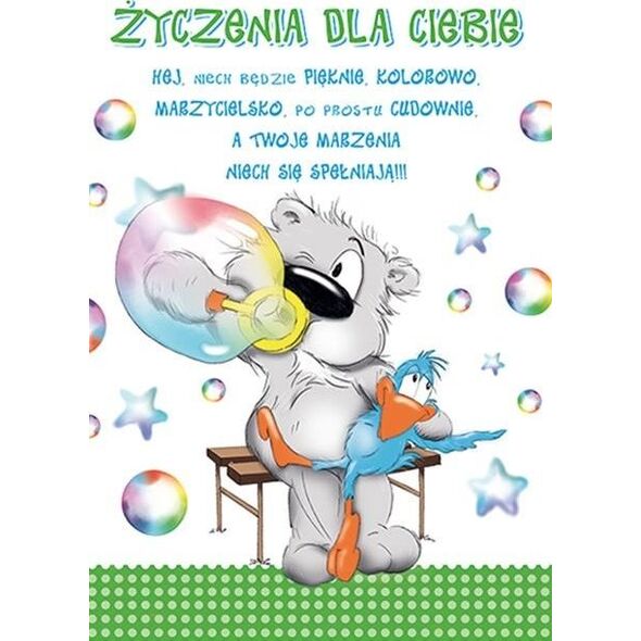 Stamp Karnet Happy B6 + koperta wzór nr 17