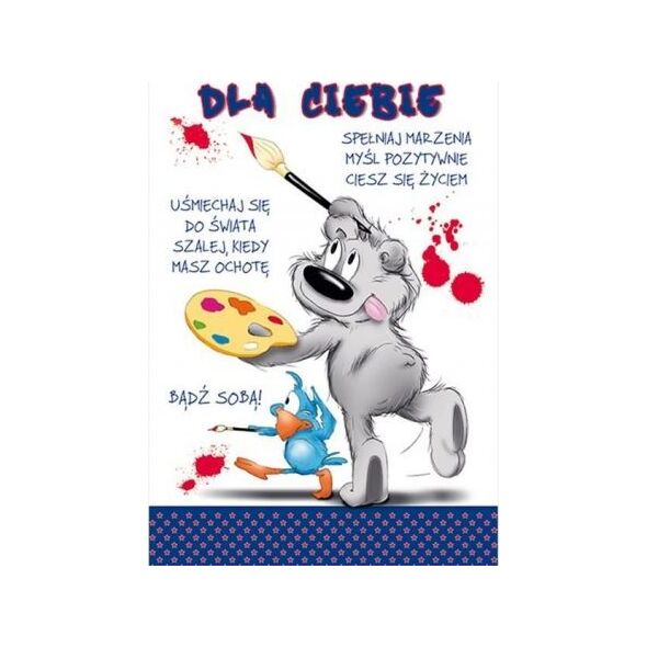 Stamp Karnet Happy B6 + koperta wzór nr 20
